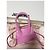 Borsa Jacquemus Le Chiquito Moyen Rosa Croco - vista 2
