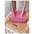 Borsa Jacquemus Le Chiquito Moyen Rosa Croco - vista 3