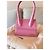 Borsa Jacquemus Le Chiquito Moyen Rosa Croco - vista 4
