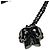 Echter Alexander McQueen seltener silberner Doppel-Swarovski-Schädel-Halskette Silber Hardware - Ansicht 9