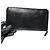 Prada Saffiano Leder Zippy Langer Continental Geldbeutel Schwarz