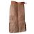 Falda Hermès de seda y cuero Camel Talla 34 Camello
