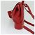 Zaino LOEWE in pelle rossa e oro Auth sw283 Rosso D'oro - vista 4