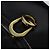 Borsa a Spalla GUCCI in Pelle Nera Oro Auth ep8582 Nero D'oro - vista 14