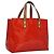 LOUIS VUITTON Monogram Vernis Reade PM Borsa a Mano Rossa M91088 LV Auth BA1023 Rosso