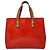 LOUIS VUITTON Monogram Vernis Reade PM Borsa a Mano Rossa M91088 LV Auth BA1023 Rosso - vista 2