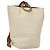 Céline CELINE Macadam Canvas Schultertasche aus PVC-Leder Weiß Auth 117579