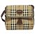 Autre Marque Burberrys Nova Check Schultertasche PVC Beige Braun Gold Auth BD1678 Golden - Ansicht 2