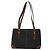 Borsa a spalla in pelle nera Auth BA1179 di BALLY Nero - vista 3