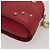 Céline Borsa a spalla con catena CELINE in pelle rossa e oro Auth 118372 Rosso D'oro - vista 12