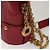 Céline Borsa a spalla con catena CELINE in pelle rossa e oro Auth 118372 Rosso D'oro - vista 13