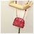 Céline Borsa a spalla con catena CELINE in pelle rossa e oro Auth 118372 Rosso D'oro - vista 19