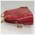 Céline Borsa a spalla con catena CELINE in pelle rossa e oro Auth 118372 Rosso D'oro - vista 5