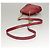 Céline Borsa a spalla con catena CELINE in pelle rossa e oro Auth 118372 Rosso D'oro - vista 6