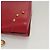Céline Borsa a spalla con catena CELINE in pelle rossa e oro Auth 118372 Rosso D'oro - vista 9