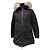 Giacca Moncler Blavet Nera con Pelliccia di Volpe Nero