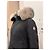 Giacca Moncler Blavet Nera con Pelliccia di Volpe Nero - vista 2