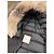 Giacca Moncler Blavet Nera con Pelliccia di Volpe Nero - vista 6