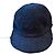 Cappellino Chanel in cotone blu navy M