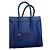 Borsa Céline Micro Luggage Blu in Pelle