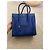 Borsa Céline Micro Luggage Blu in Pelle - vista 2