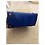 Borsa Céline Micro Luggage Blu in Pelle - vista 4