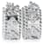 Van Cleef & Arpels White Gold Diamond Perlee Clovers Hoop Earrings  - view 1