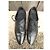 Gucci Richelieu scarpe stringate in pelle nera Nero - vista 4