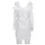 Alexander Wang.T Mini-Hemdkleid mit kalten Schultern aus weißer Baumwolle - Ansicht 9