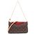 Borsa a mano Monogram Pallas di Louis Vuitton Rosso