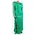 Autre Marque Abito maxi verde a balze - taglia UK 12 - vista 3