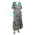 Autre Marque Green floral maxi dress - size UK 8 Polyester  ref.2162915