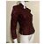 Marc Cain Chaqueta de estilo biker de encaje en burdeos - vista 5