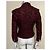 Marc Cain Chaqueta de estilo biker de encaje en burdeos - vista 7