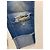 Jeans boyfriend de denim Chanel azul - vista 4