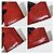 Coach Slim Envelope Signature Embossed Patent Leather Wallet On Chain Red - view 13