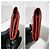 Coach Slim Envelope Signature Embossed Patent Leather Wallet On Chain Red - view 6