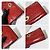 Coach Slim Envelope Signature Embossed Patent Leather Wallet On Chain Red - view 9
