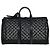 LOUIS VUITTON Monogram Trasparente Keepall Bandouliere 50 M53971 LV Auth 47400S Nero - vista 13