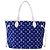 LOUIS VUITTON Monogram Jaguar Neverfull MM Borsa Tote in Velluto M46220 LV Auth 46153S Bianco Blu - vista 2