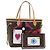LOUIS VUITTON Monogram Game On Neverfull MM Borsa Tote M57452 LV Auth 51264S Monogramma