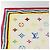 LOUIS VUITTON Monogram Multicolor Towel EDITION LIMITED 174 Cotton Auth 52532S White - view 16