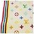 LOUIS VUITTON Monogram Multicolor Towel EDITION LIMITED 174 Cotton Auth 52532S White - view 19