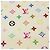 LOUIS VUITTON Monogram Multicolor Towel EDITION LIMITED 174 Cotton Auth 52532S White - view 20