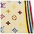 LOUIS VUITTON Monogram Multicolor Towel EDITION LIMITED 174 Cotton Auth 52532S White - view 24