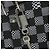LOUIS VUITTON Keepall Bandouliere 50 Boston Damier Distorted N50028 Auth yk9432S Nero Bianco - vista 19