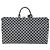 LOUIS VUITTON Keepall Bandouliere 50 Boston Damier Distorted N50028 Auth yk9432S Nero Bianco - vista 2