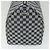 LOUIS VUITTON Keepall Bandouliere 50 Boston Damier Distorted N50028 Auth yk9432S Nero Bianco - vista 3