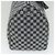LOUIS VUITTON Keepall Bandouliere 50 Boston Damier Distorted N50028 Auth yk9432S Nero Bianco - vista 4