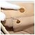 CHANEL COCO Borsa a Spalla Mark in Pelle di Pecora Beige Oro CC Auth BA1376 D'oro - vista 20